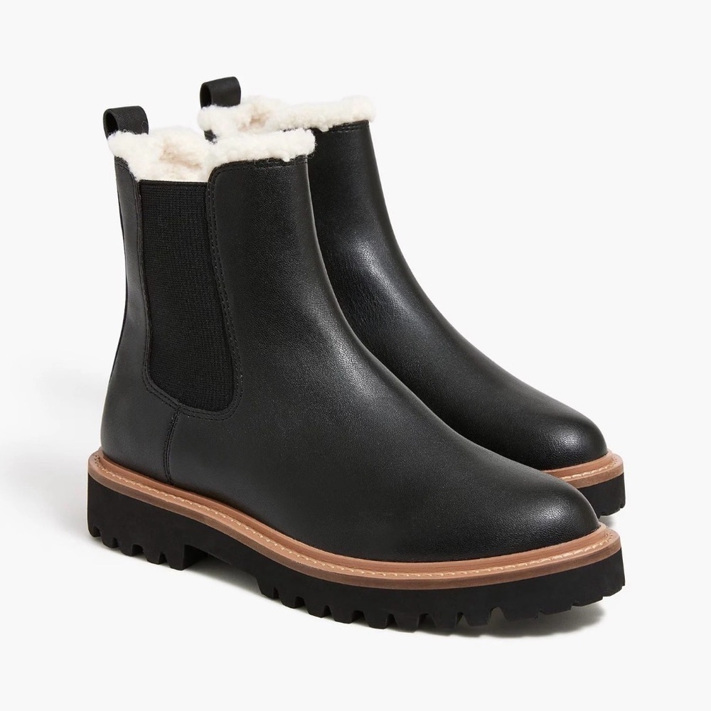 J.Crew Factory Lug-sole Chelsea Boot Size 8.5